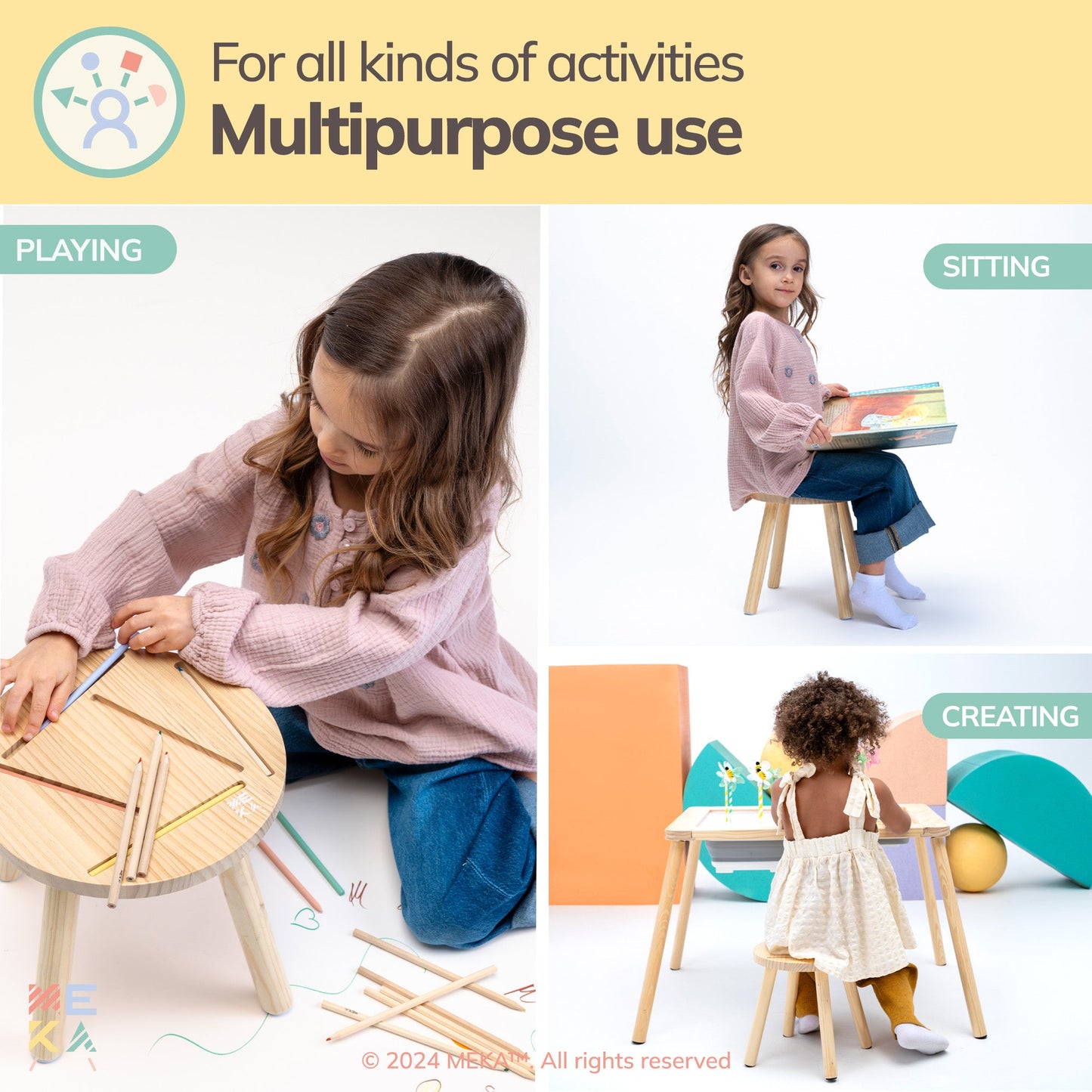 Activity Stool 3 in 1