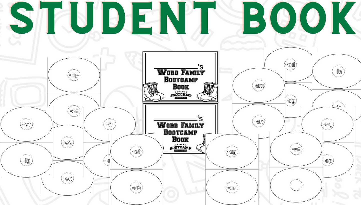 Word Family Bootcamp (Army Theme)