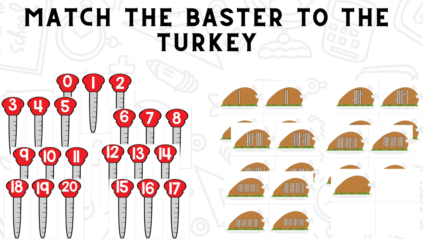Basting Turkeys! Numbers and Counting