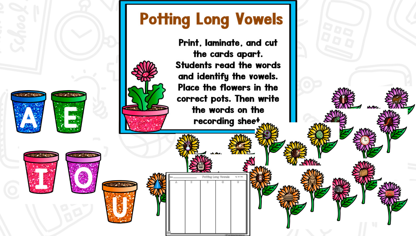 Puddle Jumper: Spring Math and Literacy Centers