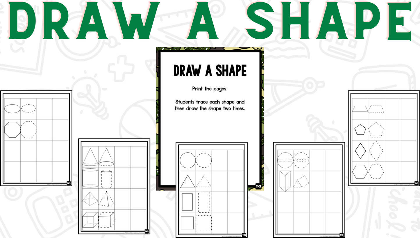 Shapes Bootcamp: A 2D and 3D Shapes Unit (Army Theme)