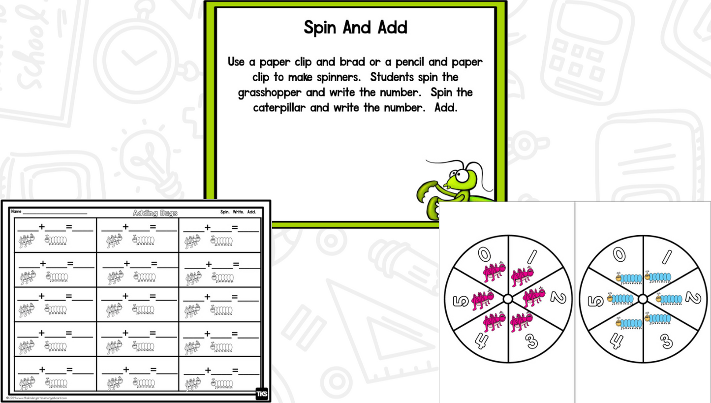 Bugging You to Learn: Bugs Math and Literacy Centers