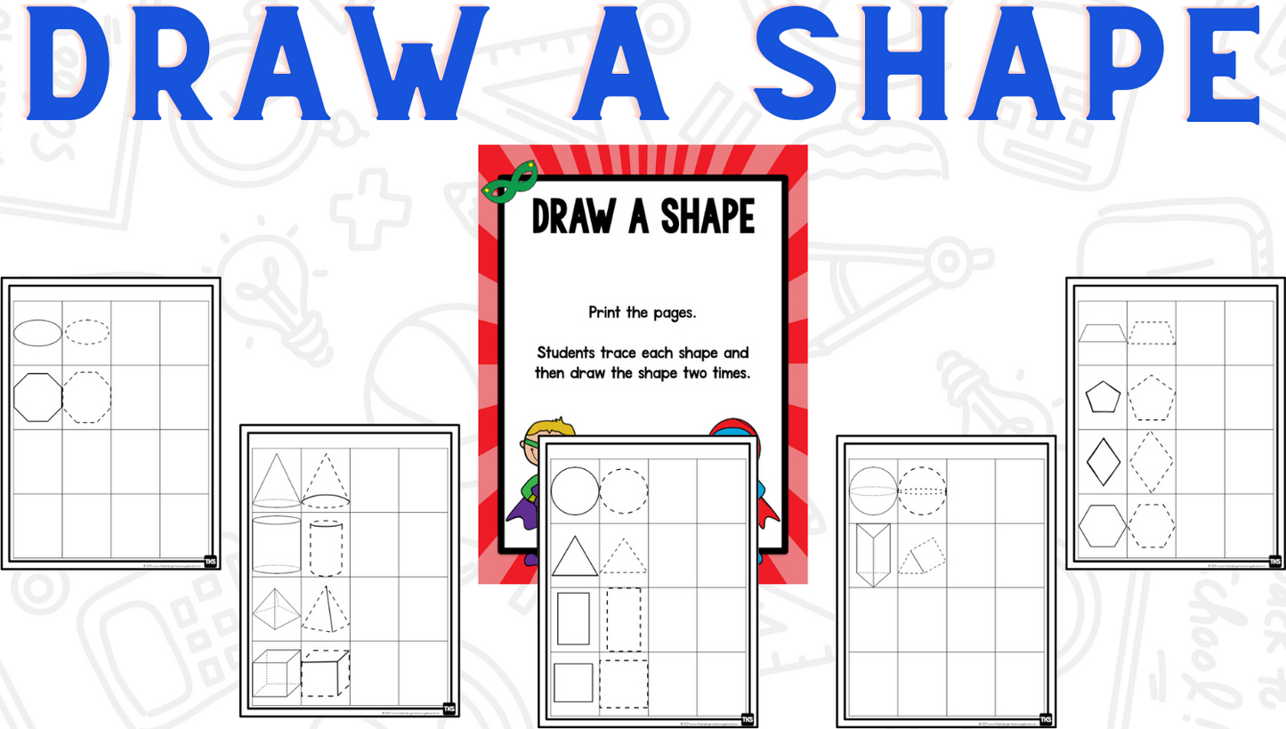Shapes Bootcamp: A 2D and 3D Shapes Unit (Superhero Theme)