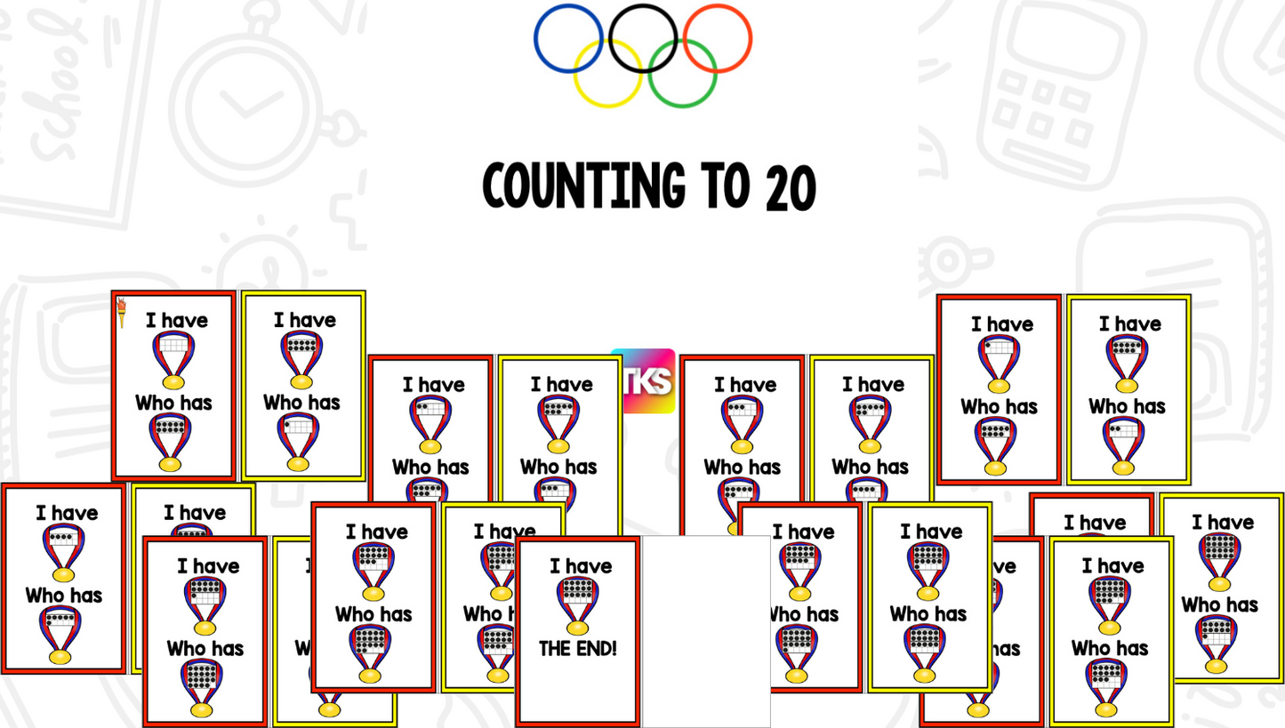 Olympic-Themed I Have, Who Has? Games