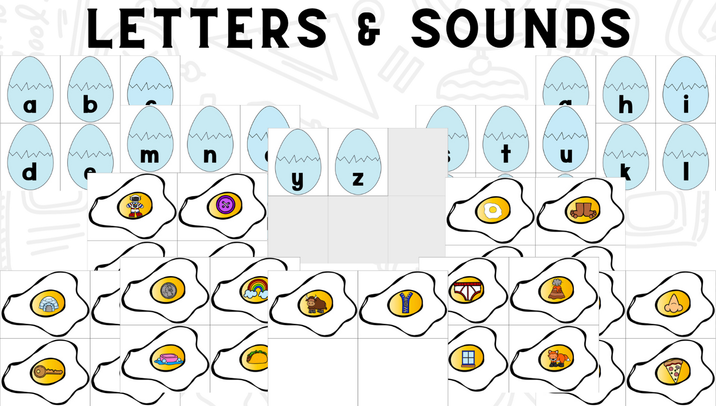 Crackin' Eggs! Letters and Sounds