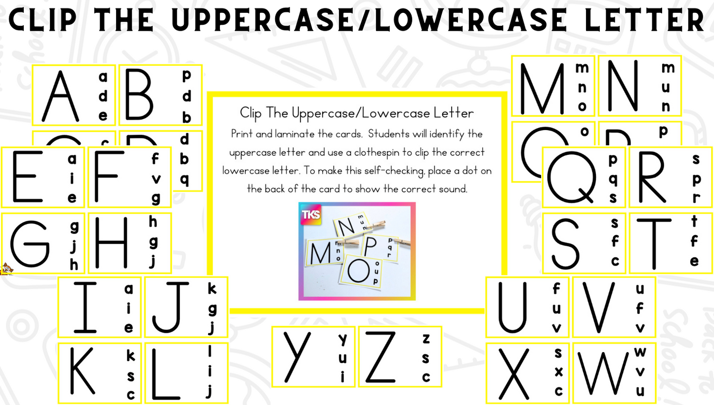 See It! Say It! Spell It! Letters and Beginning Sounds Activities for Kindergarten