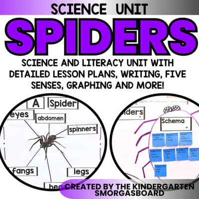 All About Spiders: Science Activities for Kindergarten And First Grade