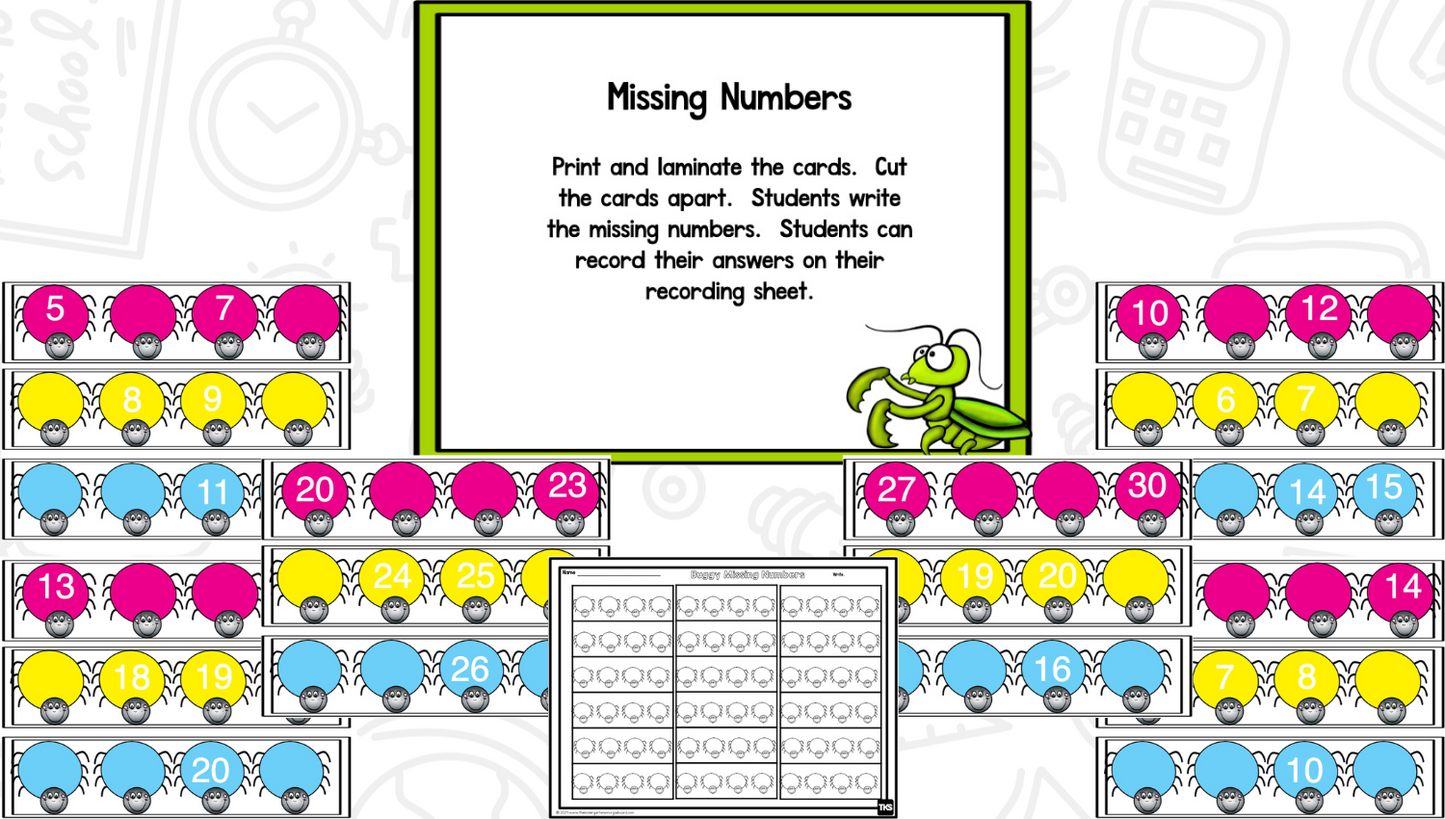 Bugging You to Learn: Bugs Math and Literacy Centers