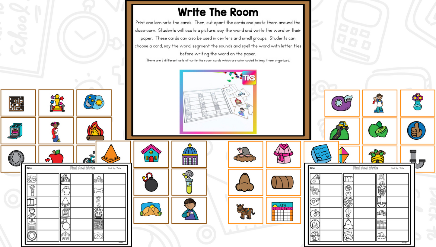 See It! Say it! Spell It! CVCE Words Phonics & Phonemic Awareness Activities