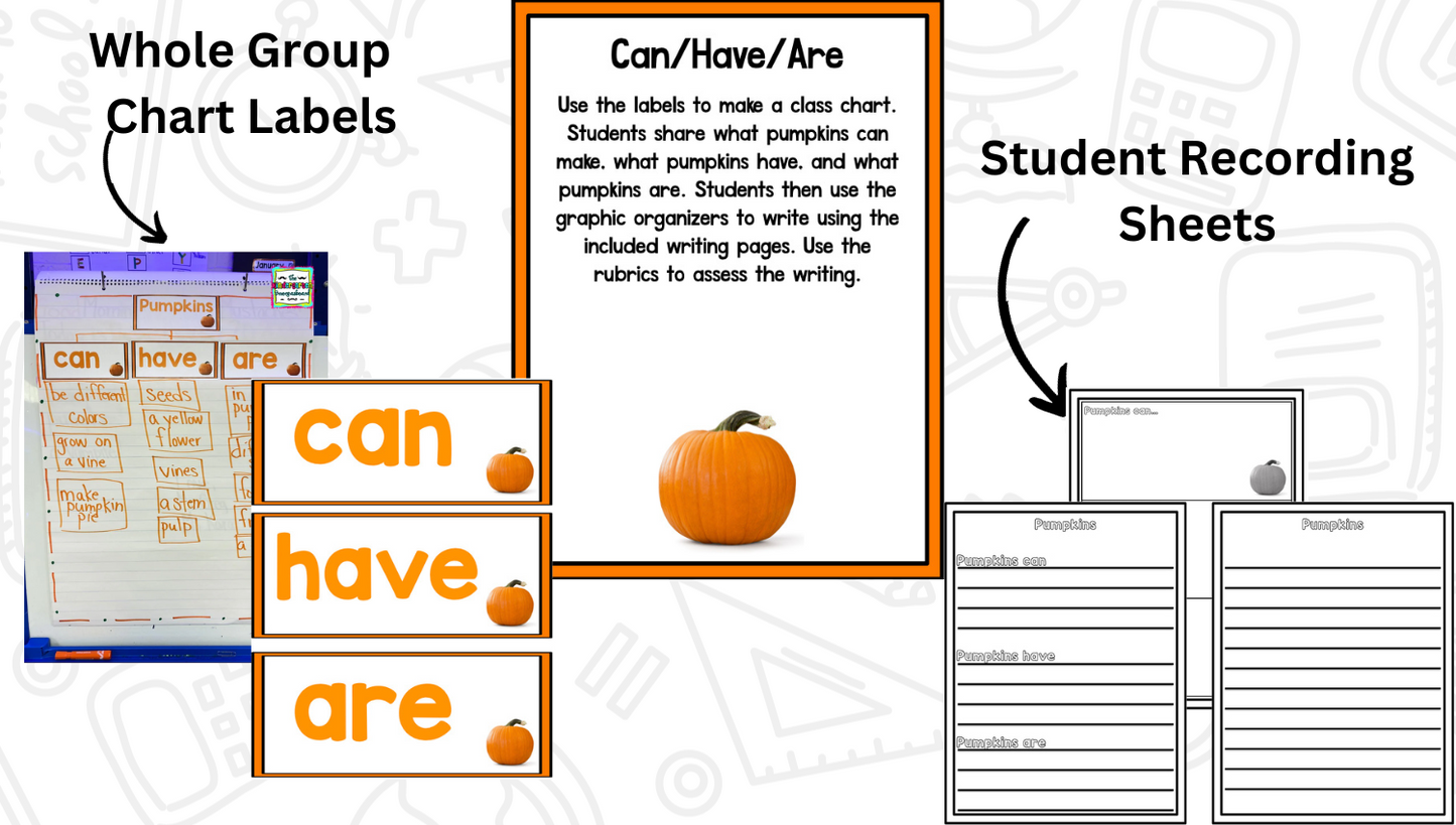 All About Pumpkins: Science And Pumpkin Activities