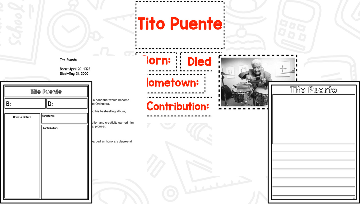 Hispanic Heritage Month Activities: Social Studies Lessons