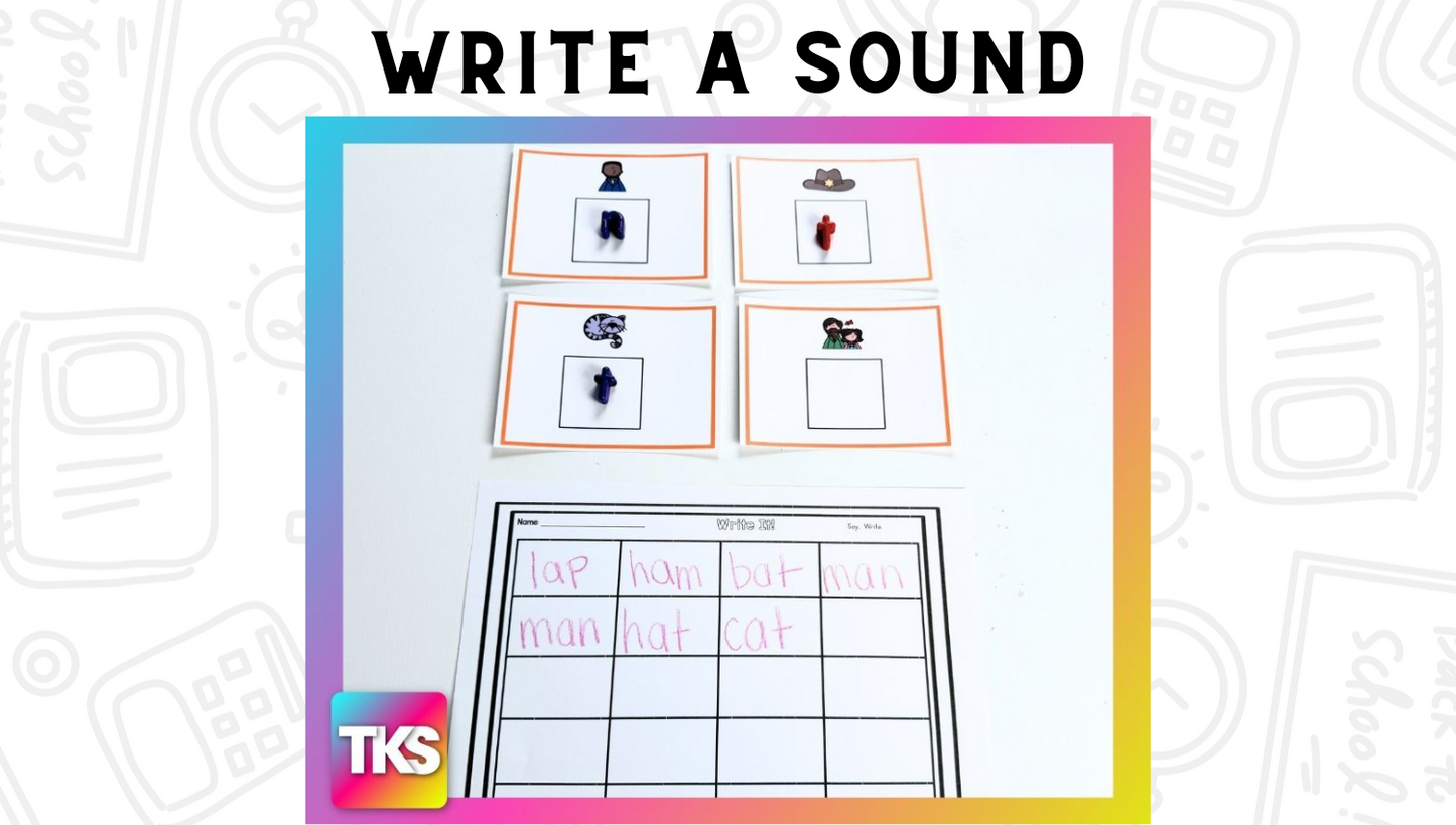 See It! Say it! Spell It! Ending Sounds Phonics