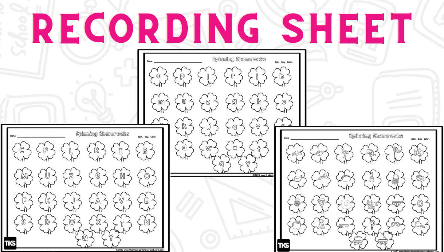 Shamrock Letters & Sounds Puzzles