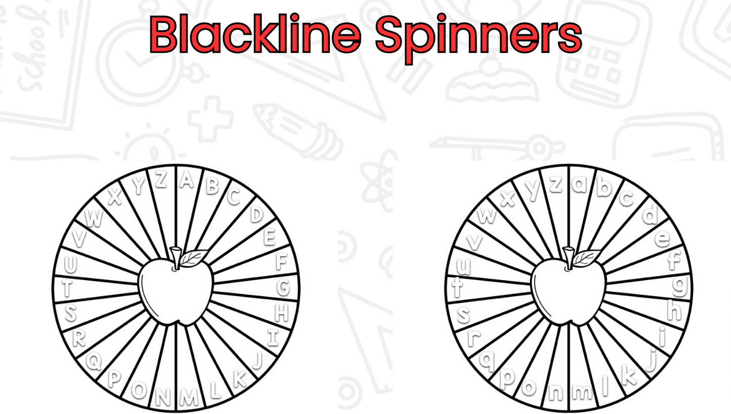 Apples: Apple Letters & Sounds Puzzles & Spinners
