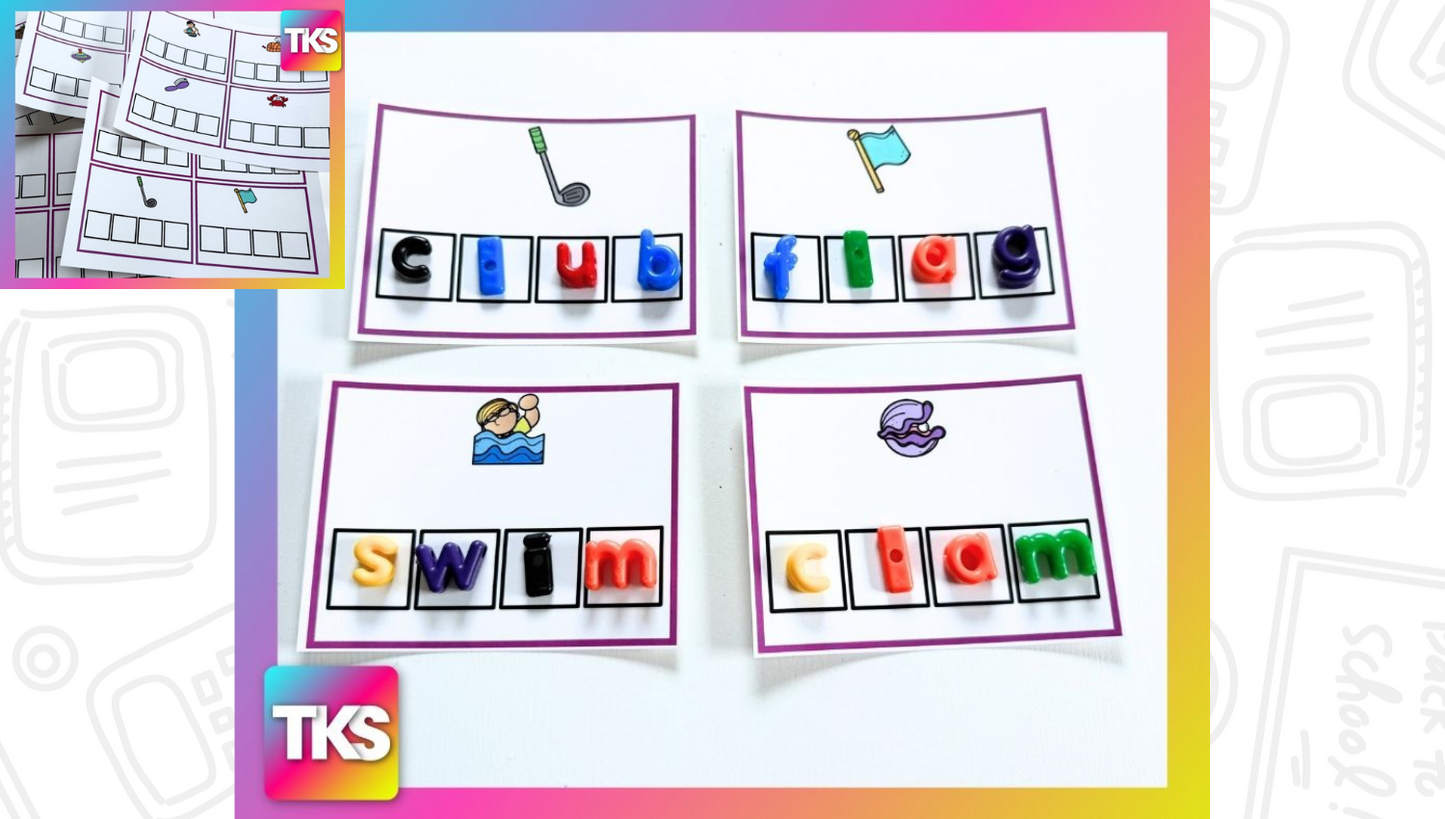 See It Say It Spell It Blends & Digraphs Phonics & Phonemic Awareness Activities