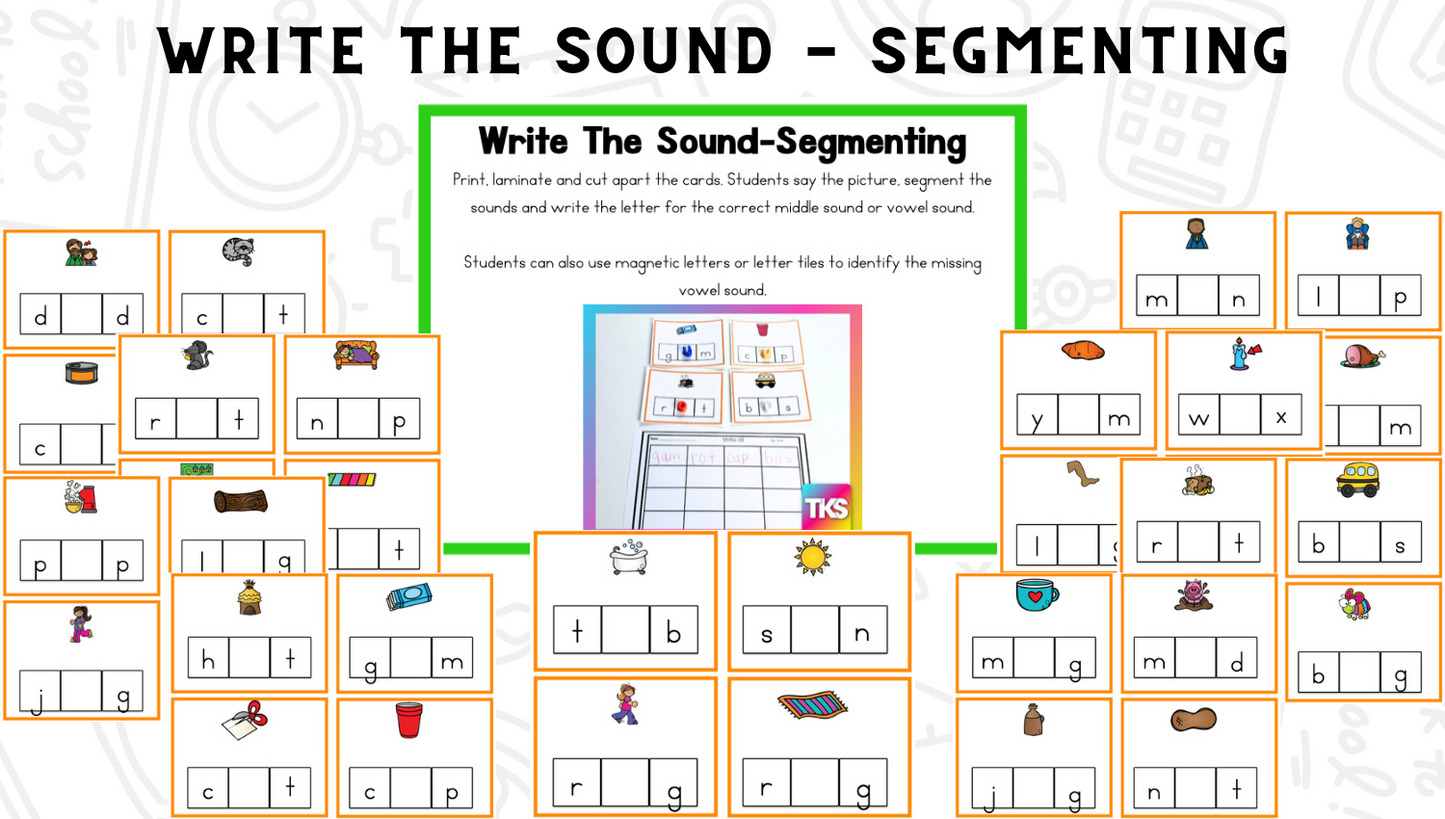 See It! Say It! Spell It! Middle Sounds