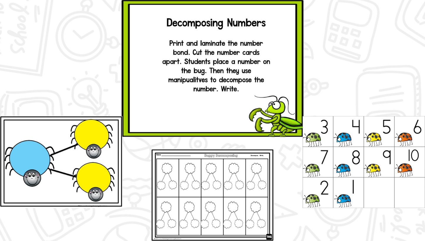 Bugging You to Learn: Bugs Math and Literacy Centers