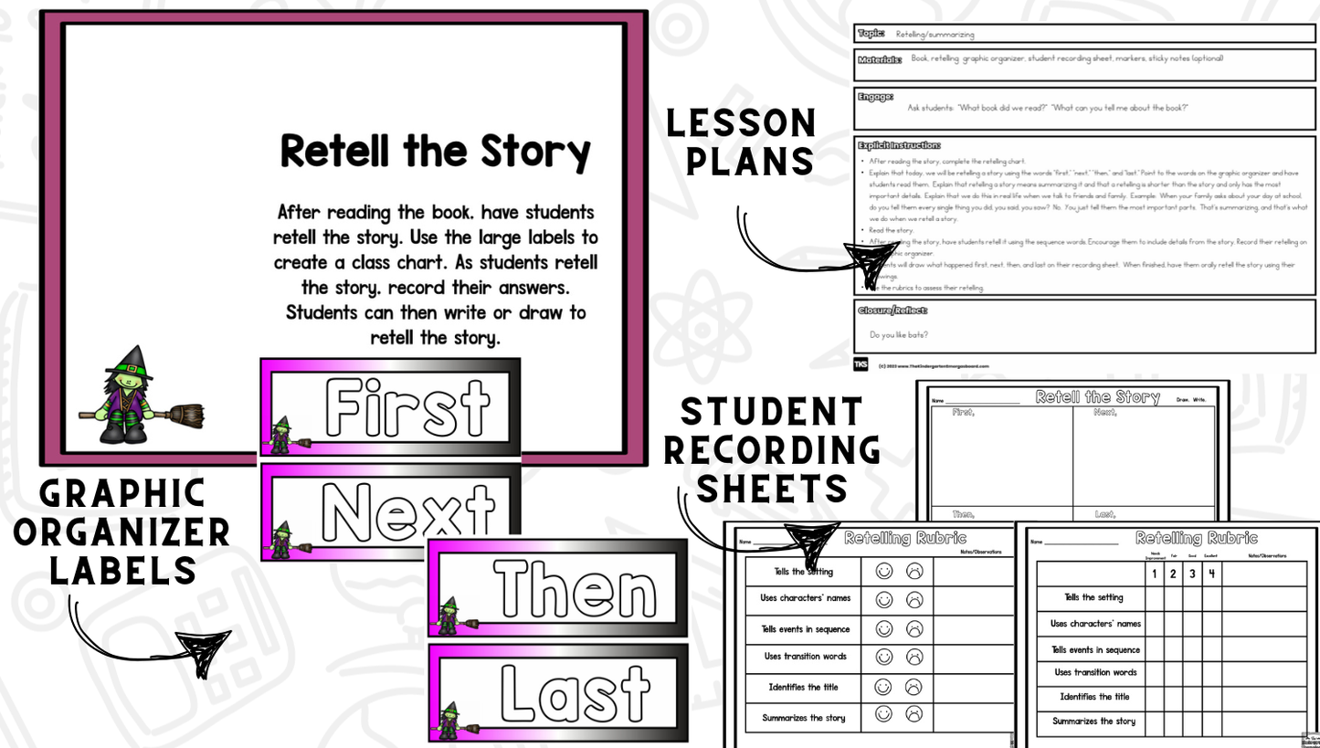 Room On The Broom Unit--Sequencing, Writing, And Activities