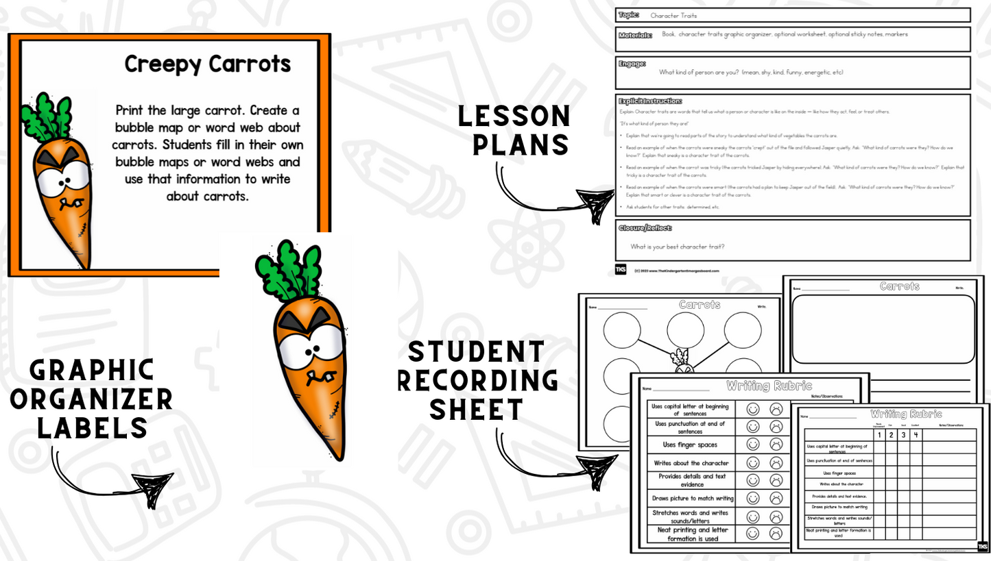 Creepy Carrots - Reading Comprehension Strategies & Activities - Read It Up!