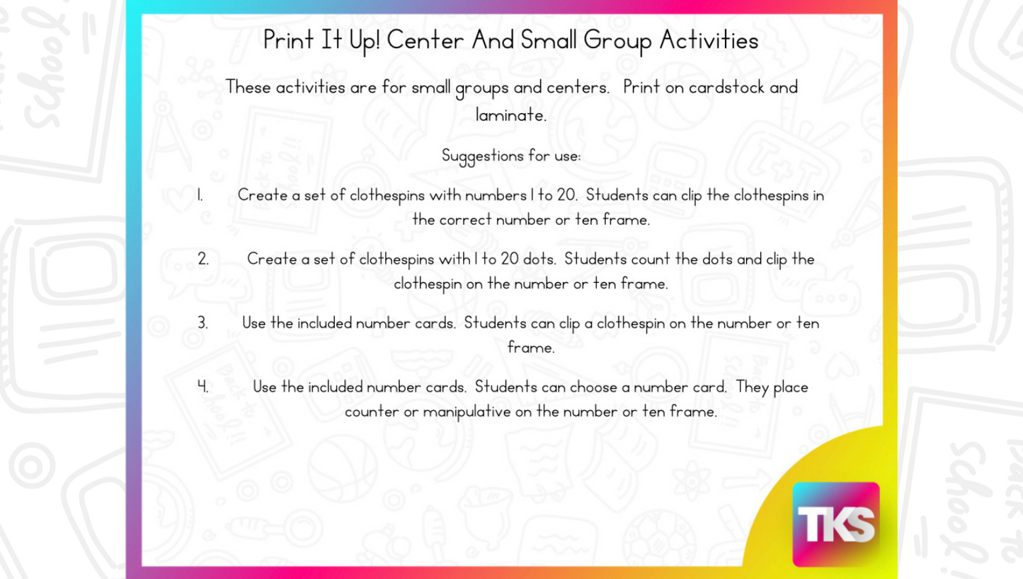 Print It Up! August/Back To School
