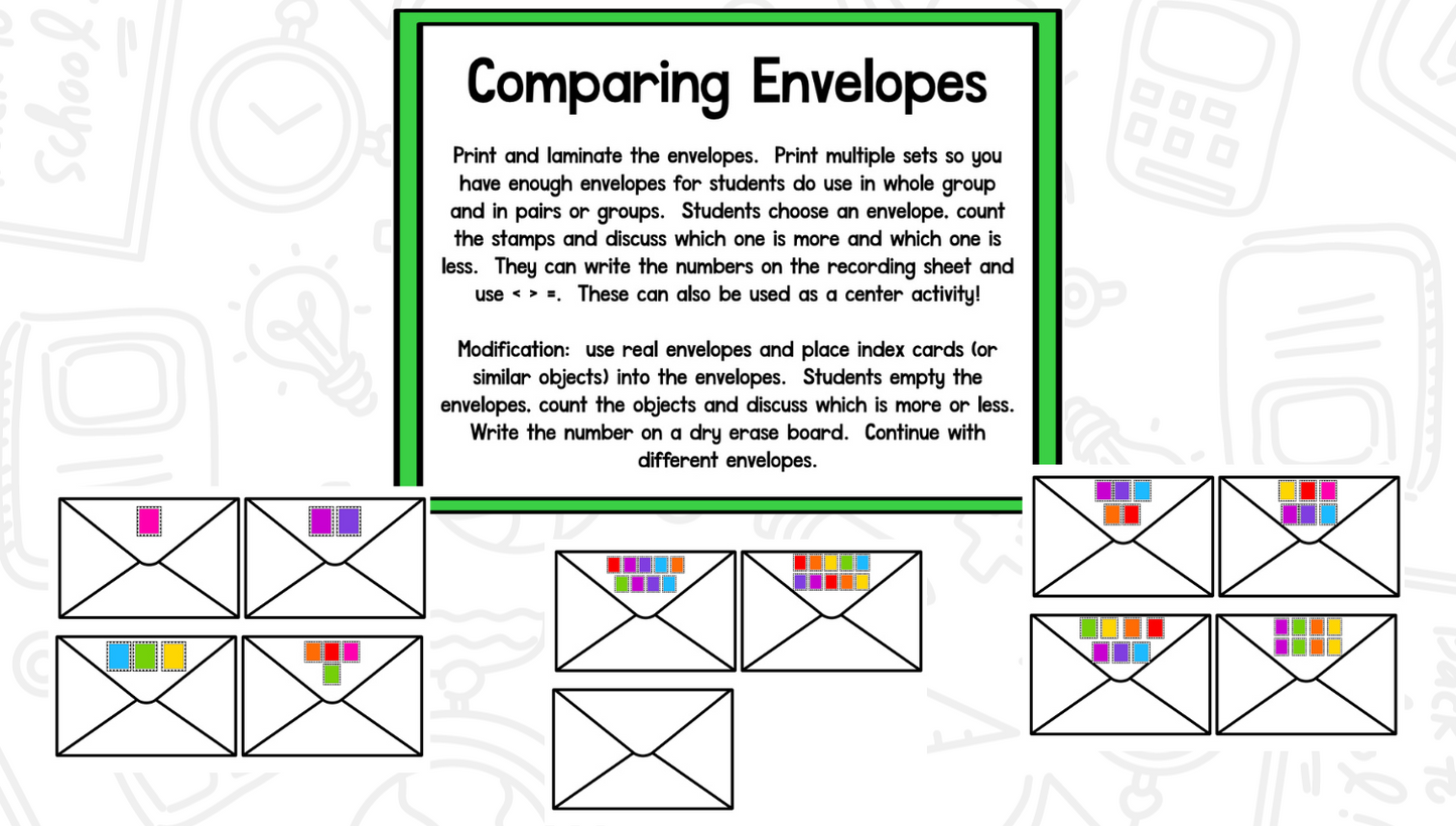 Comparing Numbers Worksheets And Activities (Greater Than/Less Than)