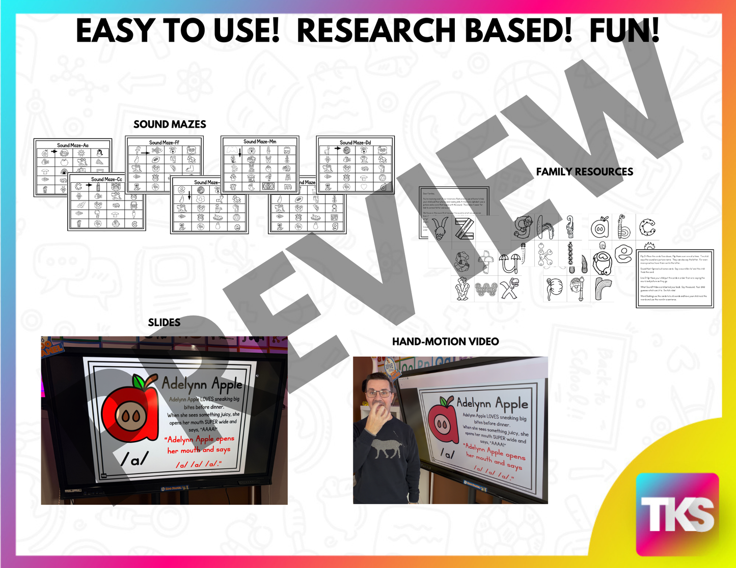 Mnemonic Alphabet: Stories l Posters l Worksheets l Family Resources