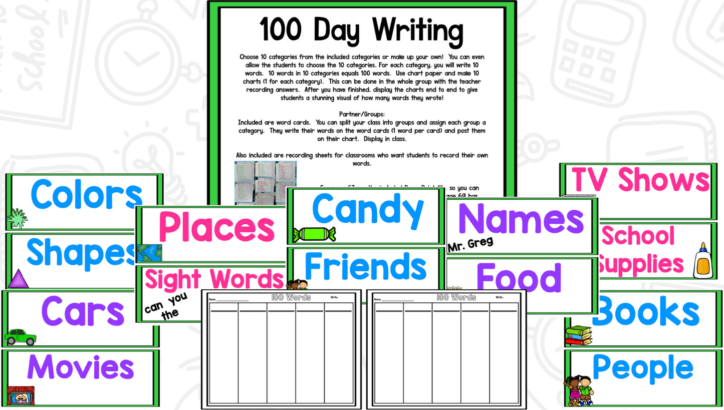 100th Day of School Celebration