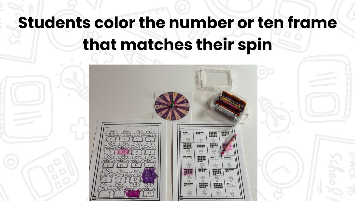 Thanksgiving Math Centers & Counting Activities – Easy Prep & High Engagement