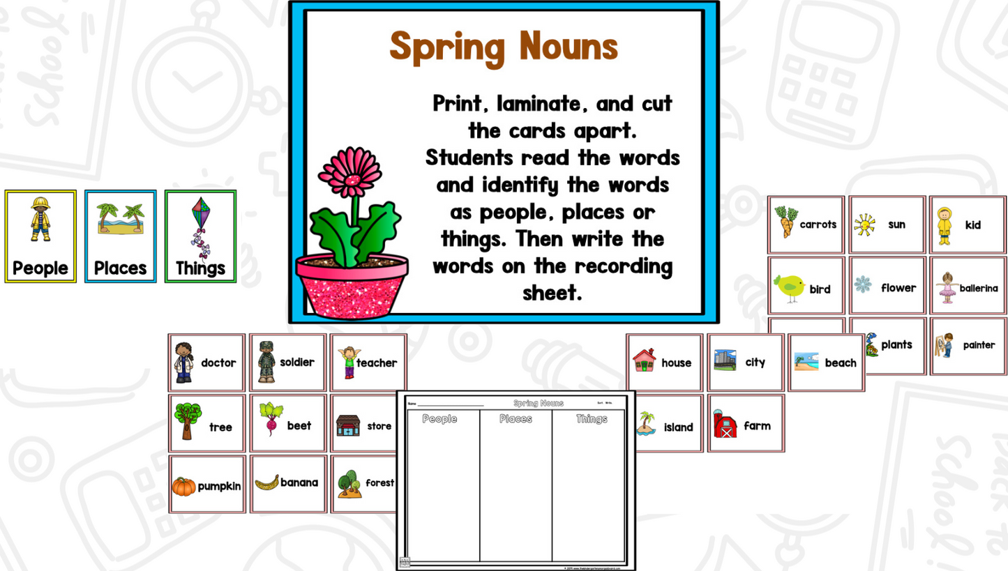 Puddle Jumper: Spring Math and Literacy Centers