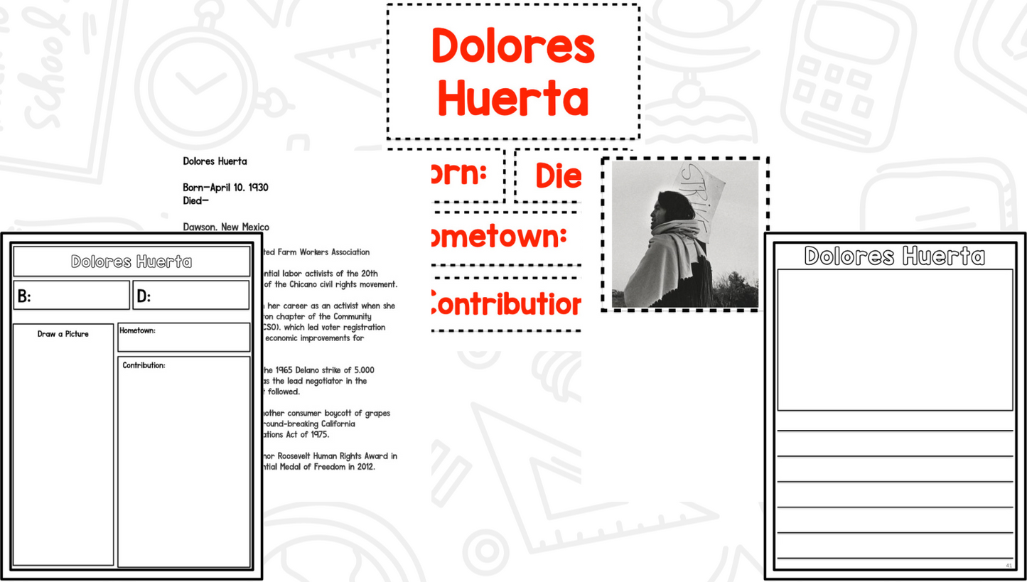 Hispanic Heritage Month Activities: Social Studies Lessons