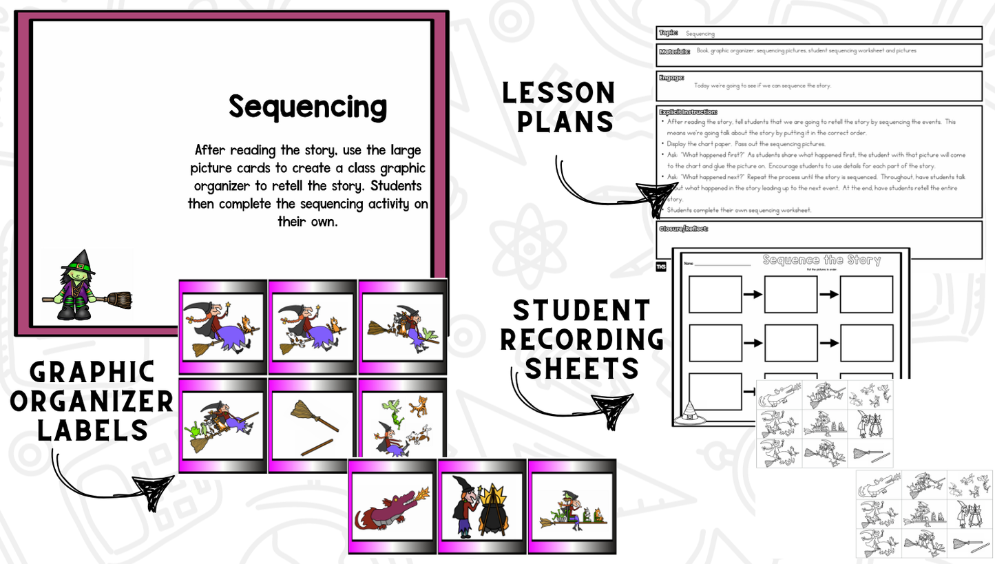 Room On The Broom Unit--Sequencing, Writing, And Activities
