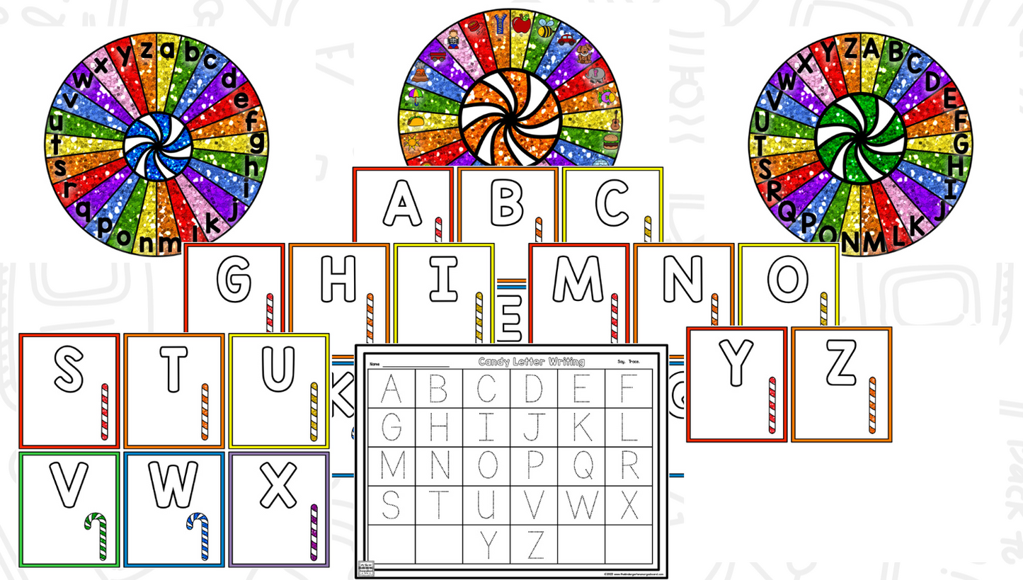 Candy Land Math & Literacy Centers
