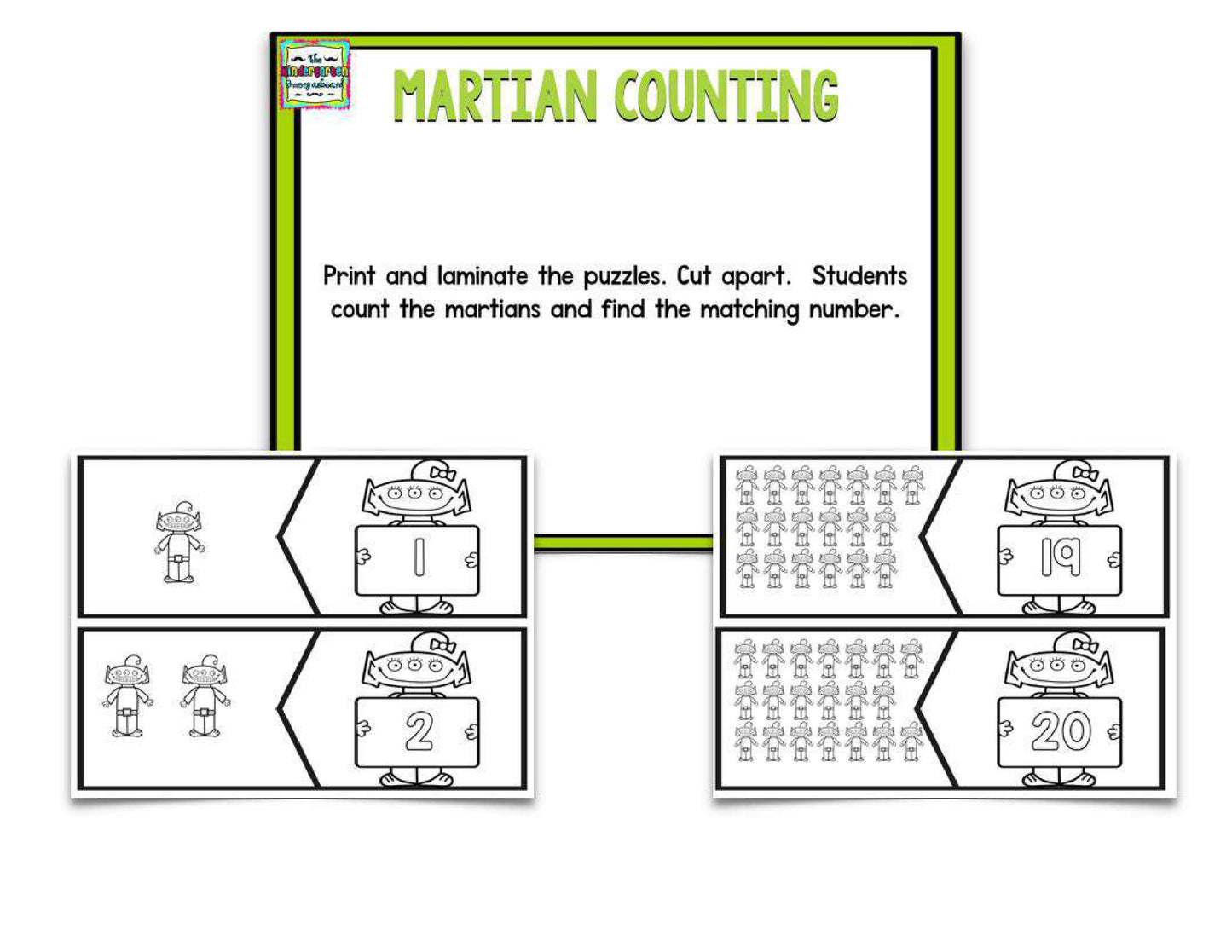 Aliens and Martians: Blackline Centers for the Whole Year