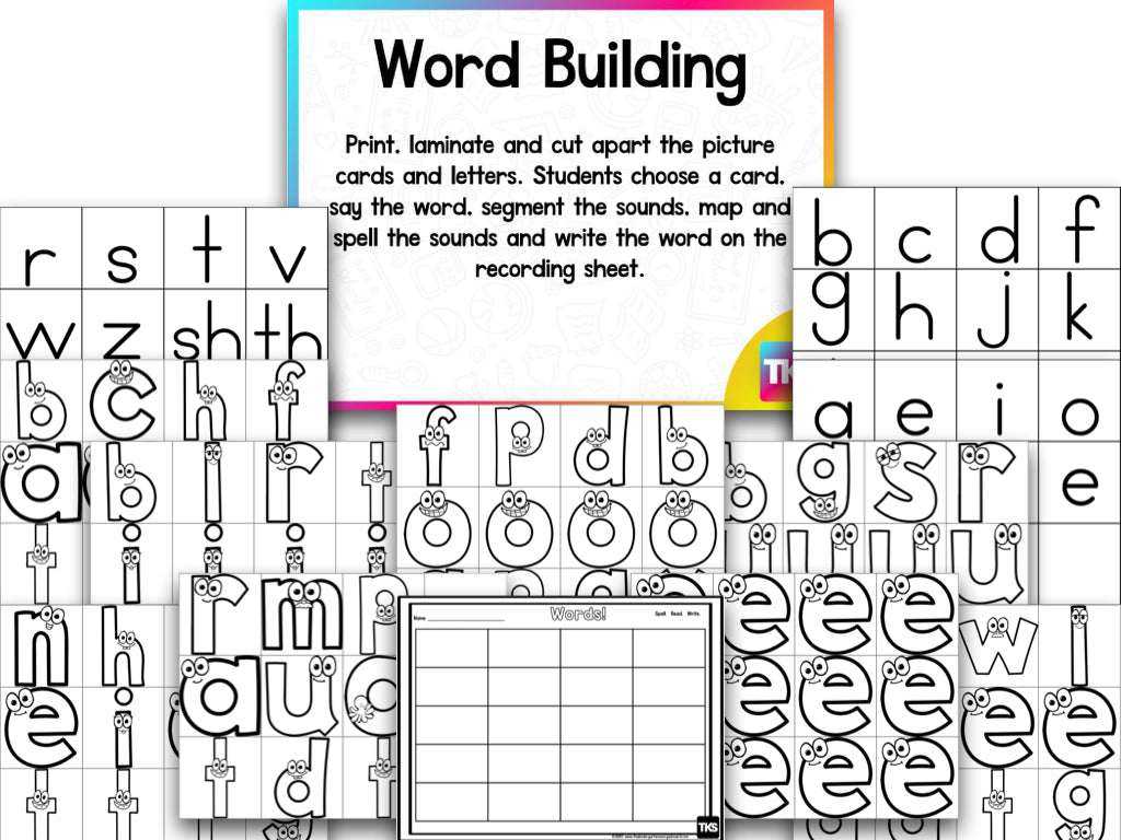 CVC-E Word Centers
