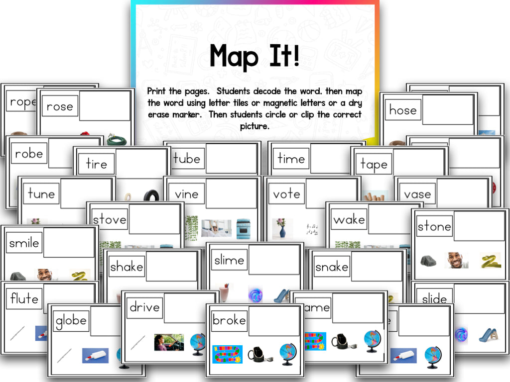 CVC-E Word Centers