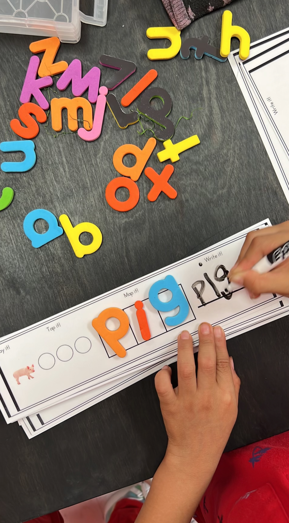 CVC Word Work Centers