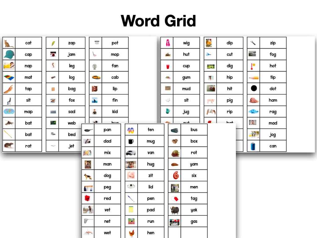 CVC Word Work Centers