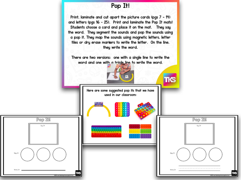 CVC Word Work Centers