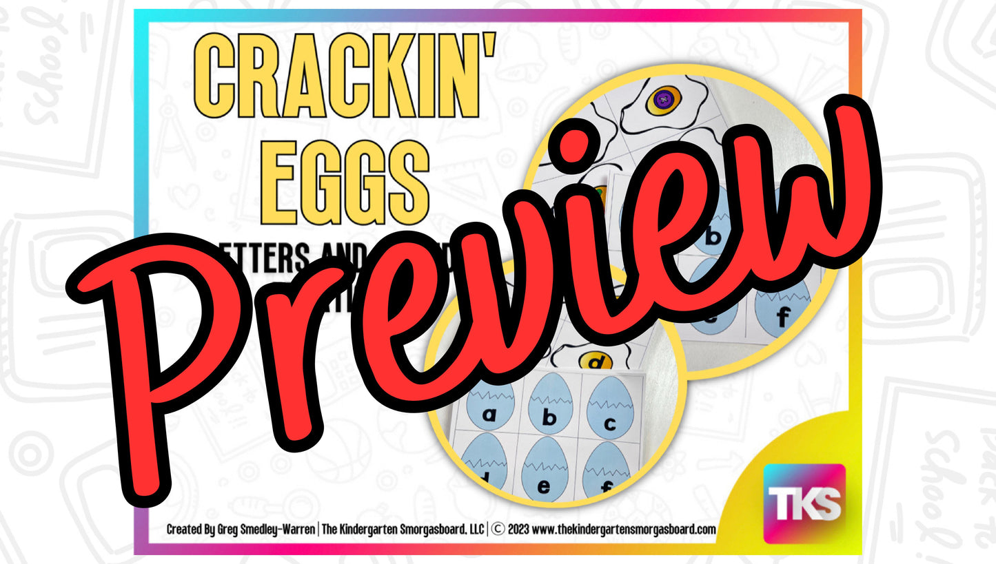 Cracking Eggs Bundle - Letters & Sounds + Numbers & Counting Phonics, Ten Frame