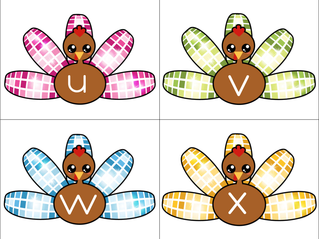 Disco Turkeys Letters & Sounds