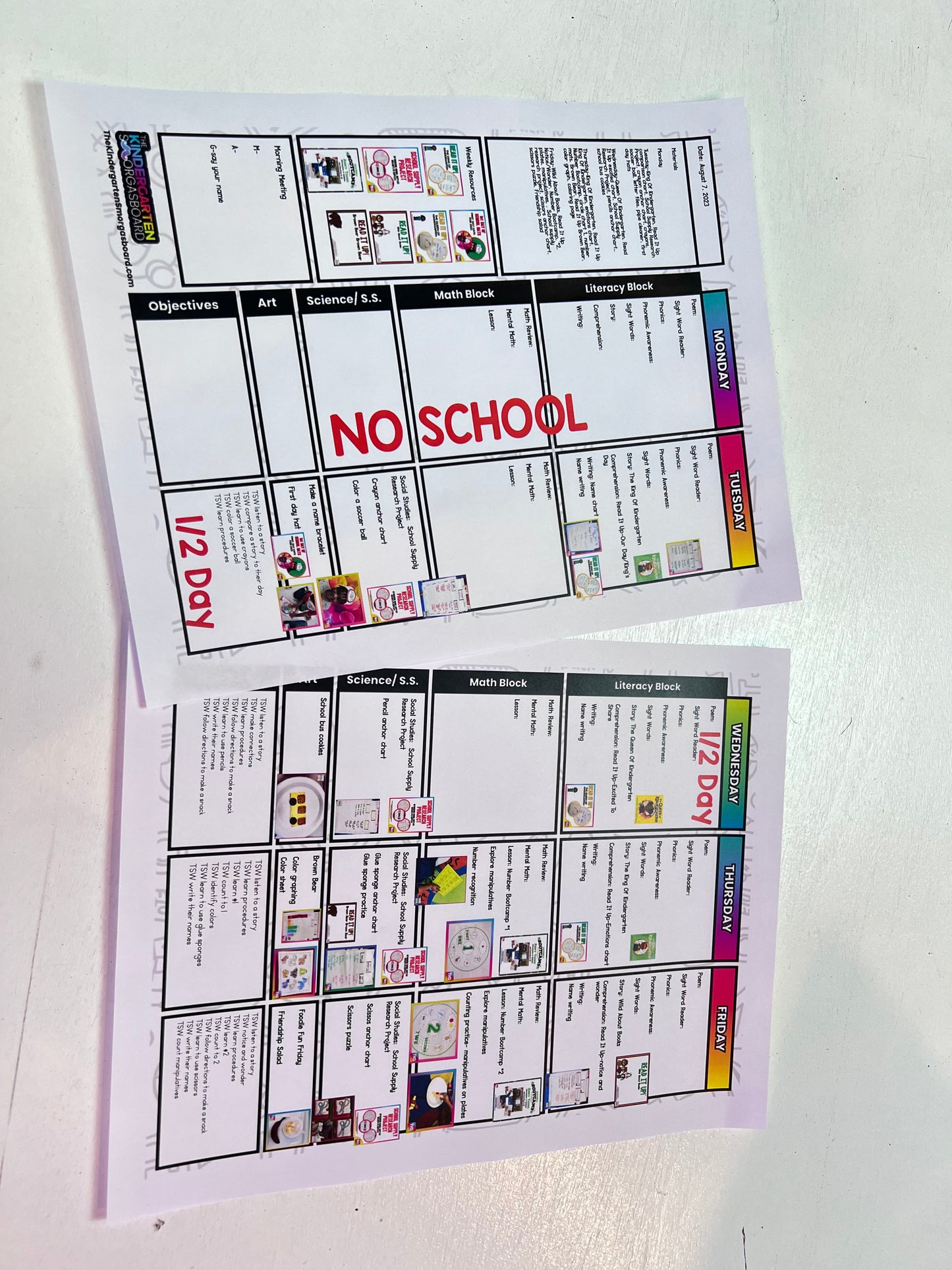 Editable Lesson Plan Templates