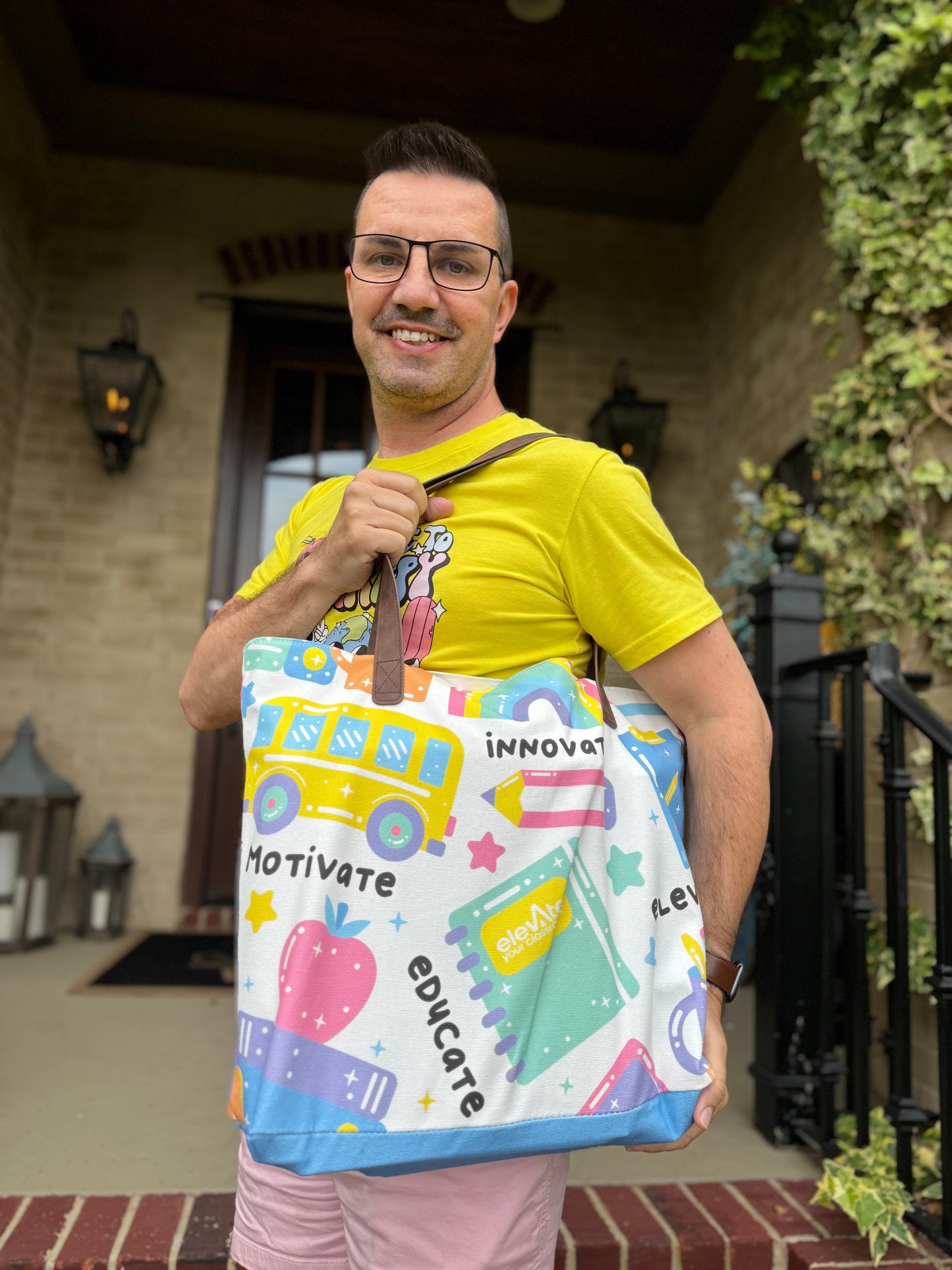 School Days Teacher Tote Bag