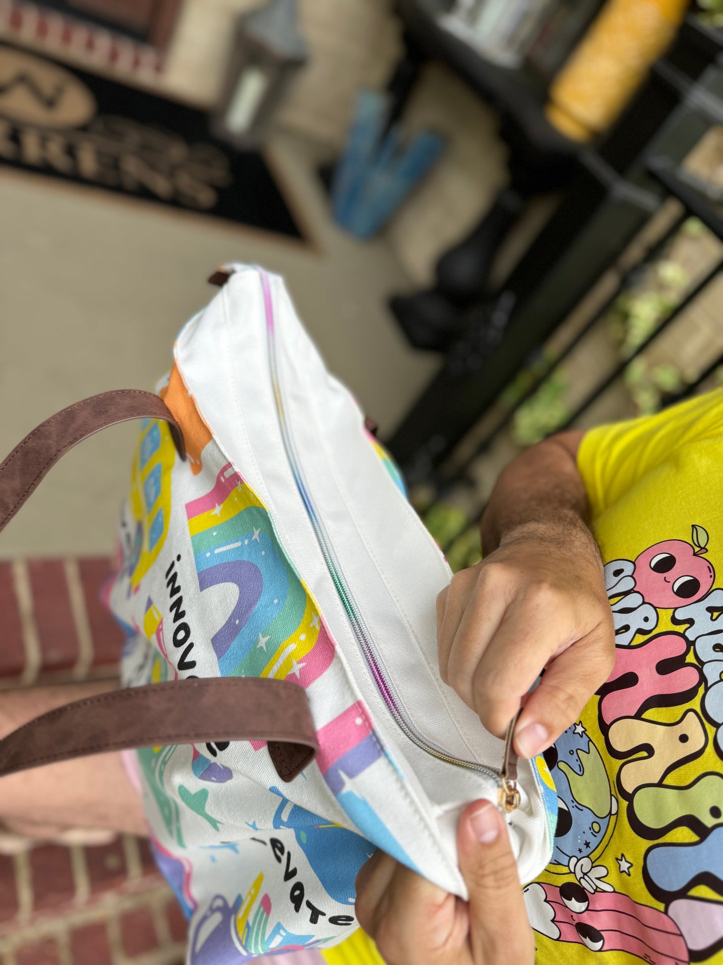 School Days Teacher Tote Bag