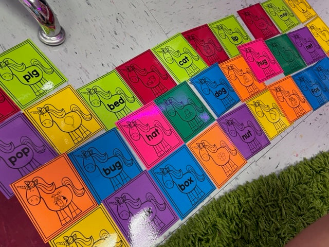 Unicorn Blackline Math and Literacy Centers for the Whole Year!