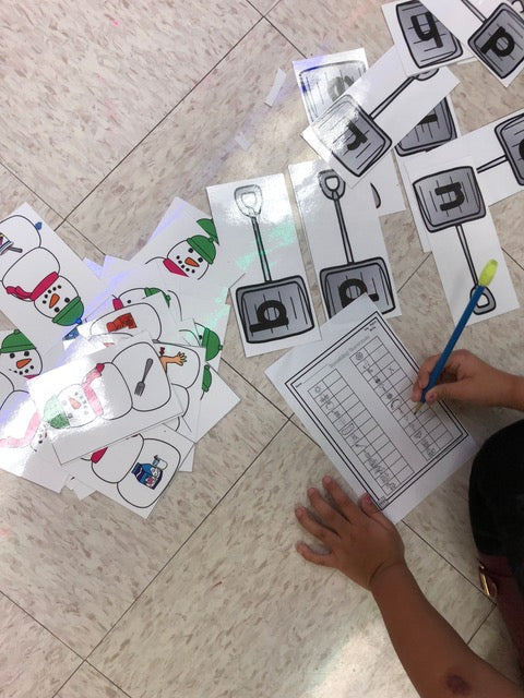 Smashing Snowmen! Letters and Sounds