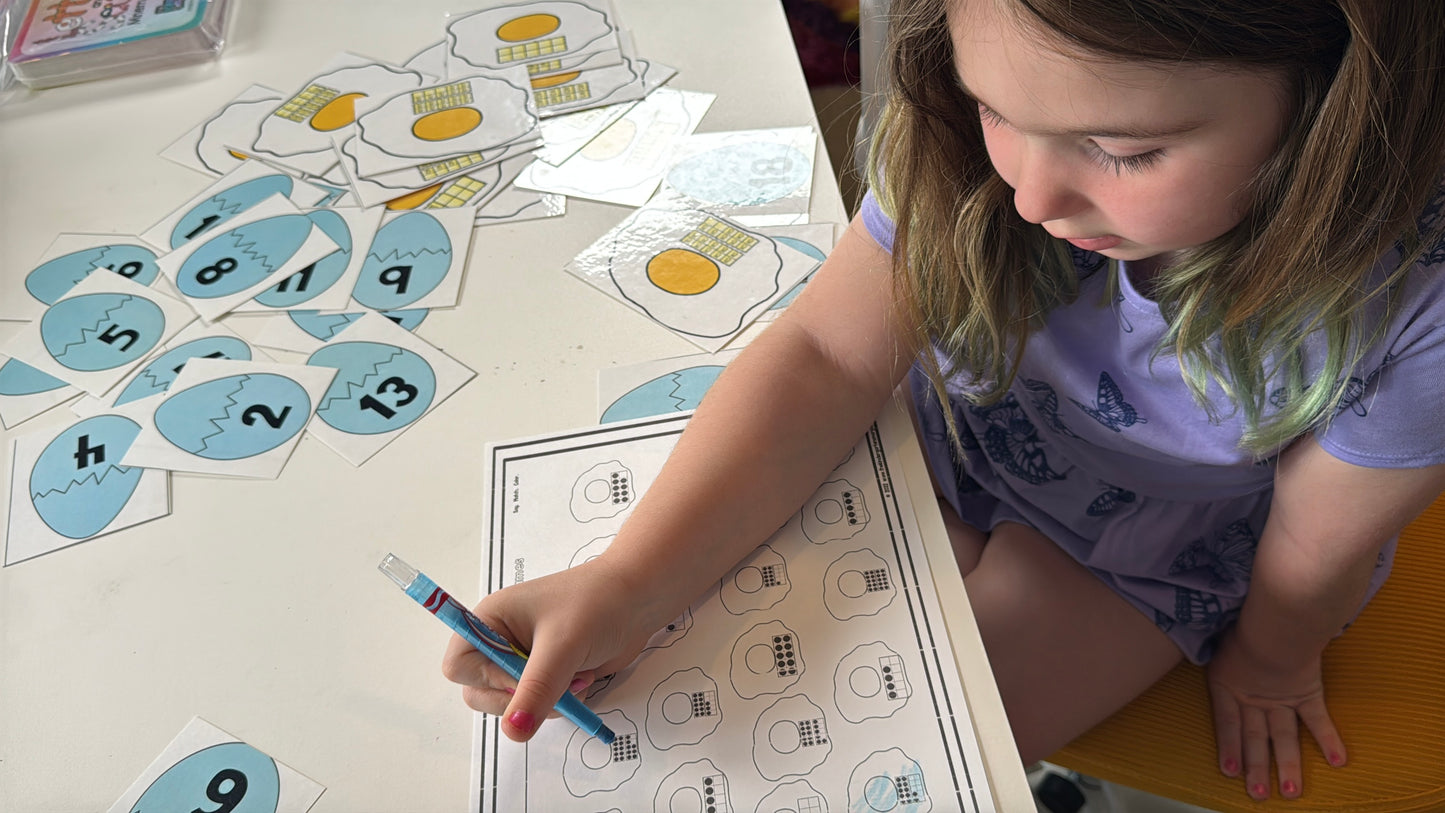 Cracking Eggs Bundle - Letters & Sounds + Numbers & Counting Phonics, Ten Frame