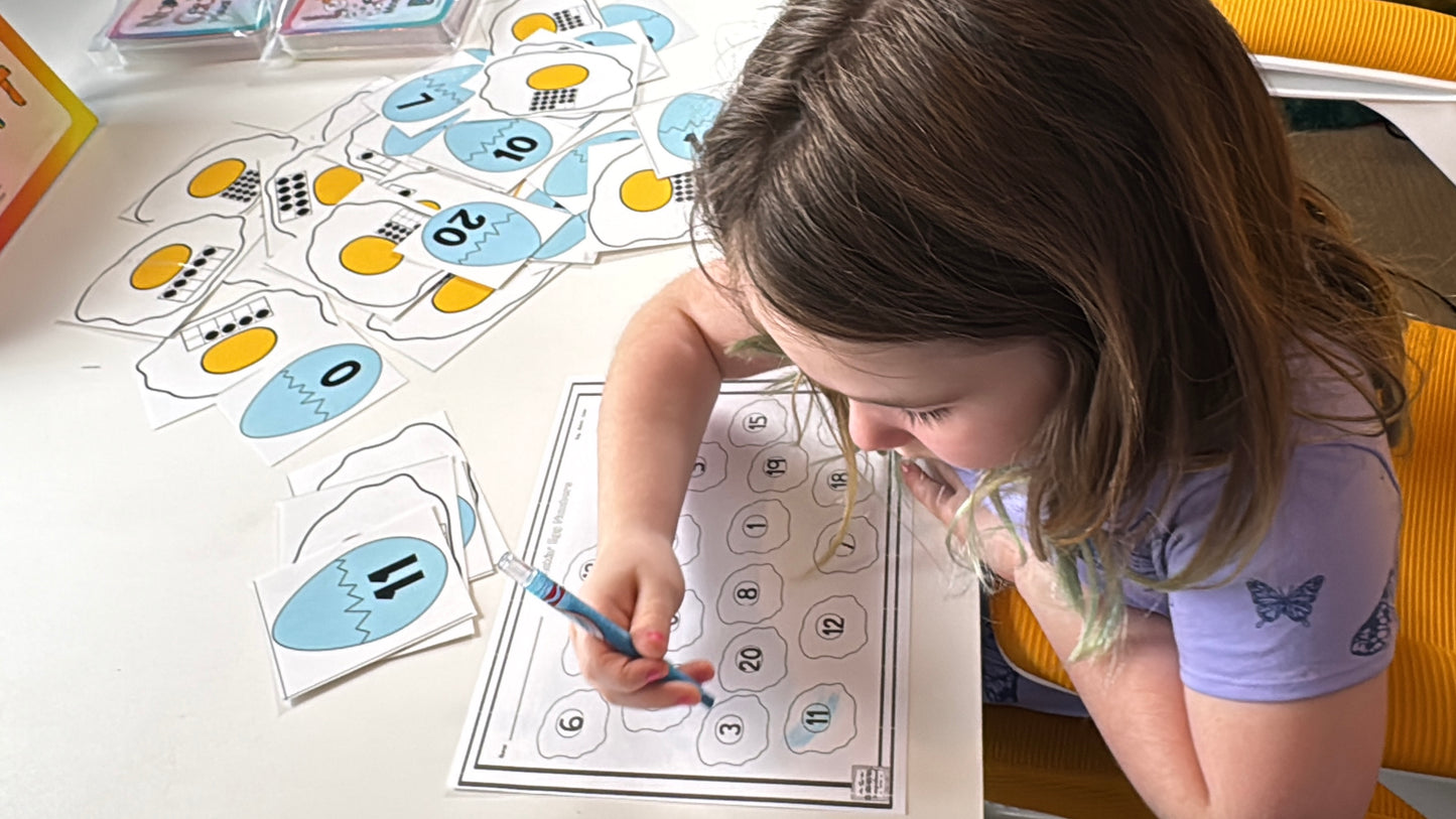 Cracking Eggs Bundle - Letters & Sounds + Numbers & Counting Phonics, Ten Frame