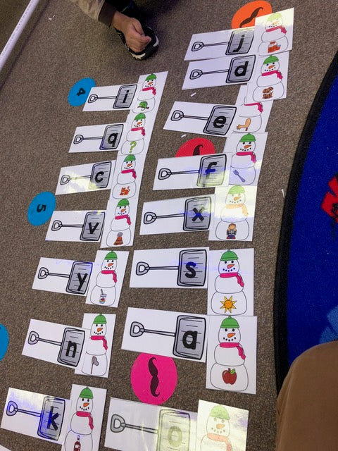 Smashing Snowmen! Letters and Sounds