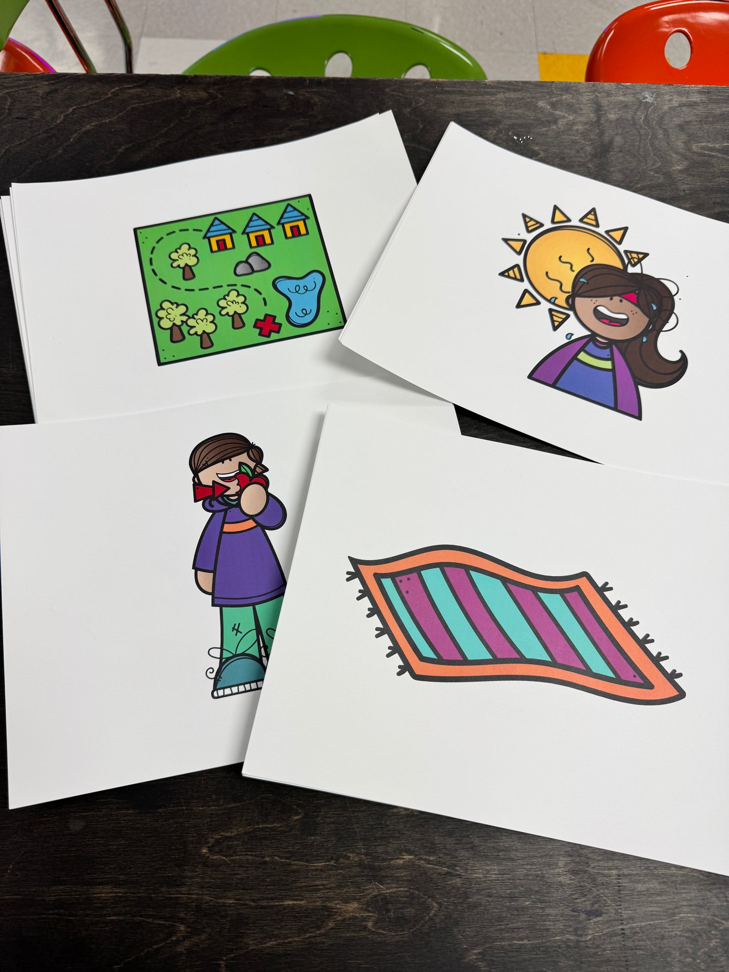 Large CVC Picture Cards