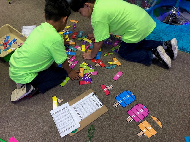 Spring Popsicle CVC Games | Phonics Games for Centers